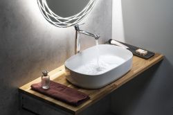 Blat WOODY 1200x28x500mm, lite drewno dąb naturalny