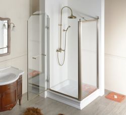 ANTIQUE prostokątna kabina prysznicowa 800x900 mm, wariant L