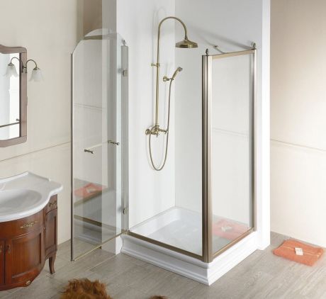 Przejdź do produktu ANTIQUE prostokątna kabina prysznicowa 800x1000 mm, wariant L