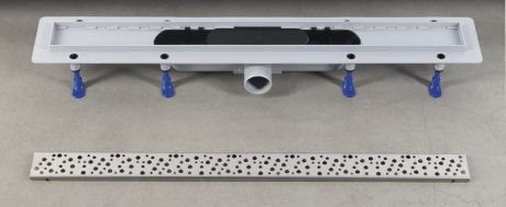 Przejdź do produktu MARMI odpływ liniowy z rusztem ze stali nierdzewnej, L-710, DN50