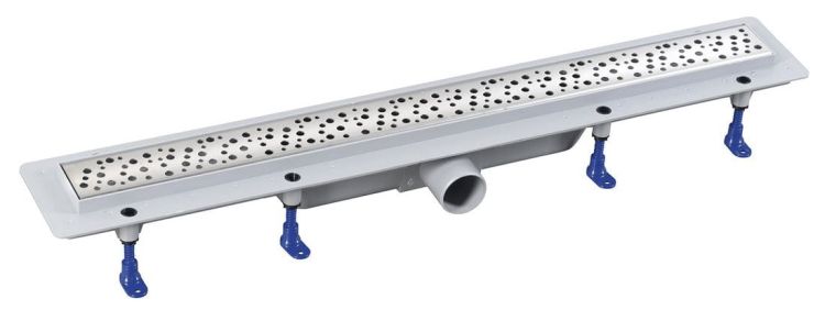 MARMI plastikowy odpływ liniowy z rusztem, 910x122x65 mm