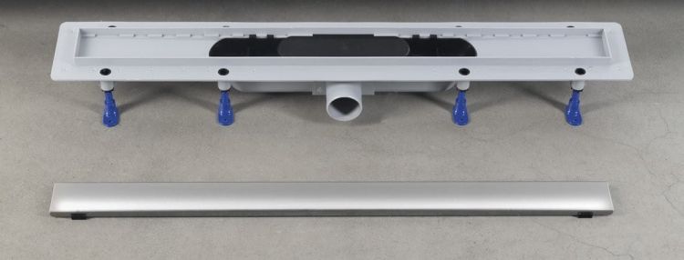 FLISE odpływ liniowy pod płytki, superflow, DN50, 810x122x65 mm