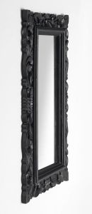 SAMBLUNG lustro w ramie, 40x70cm, czarny