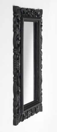Przejdź do produktu SAMBLUNG lustro w ramie, 40x70cm, czarny