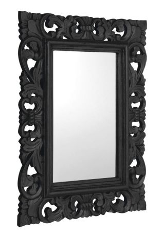 Przejdź do produktu SAMBLUNG Lustro w ramie, 60x80cm, czarny