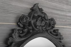 DESNA Lustro w ramie, 80x100cm, czarny