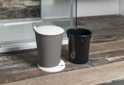 PEDAL kosz na śmieci, 6l, terra