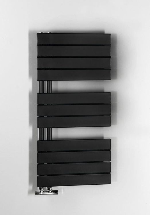 MILI grzejnik łazienkowy 450x934 mm, czarny mat