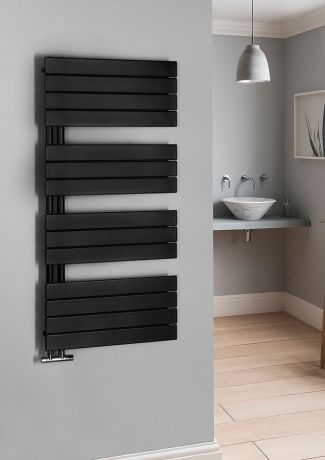 Przejdź do produktu MILI grzejnik łazienkowy 600x1222mm, czarny mat