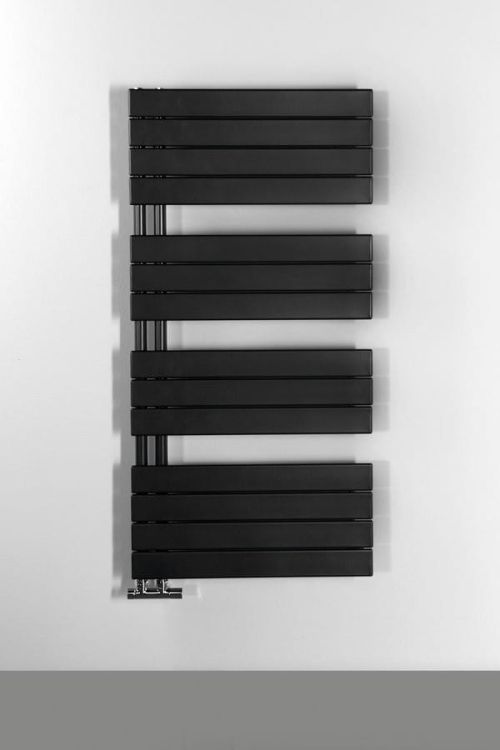 MILI grzejnik łazienkowy 600x1222 mm, czarny mat
