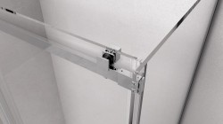 THRON LINE Ścianka boczna, 1000 mm, szkło przezroczyste