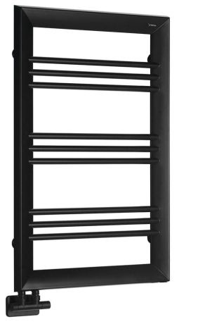 Przejdź do produktu LEONTES grzejnik łazienkowy 595x944 mm, czarny mat