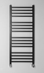METRO grzejnik łazienkowy 500x1200 mm, czarny mat