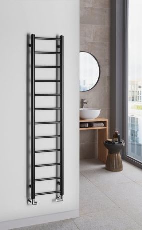 Przejdź do produktu DINA grzejnik łazienkowy 300x1380 mm, czarny mat