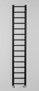 DINA grzejnik łazienkowy 300x1740mm, czarny mat