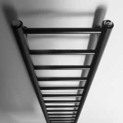 DINA grzejnik łazienkowy 300x1740mm, czarny mat