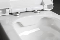BELLO WC wiszące ze stelażem podtynkowym i przyciskiem Schwab, biały