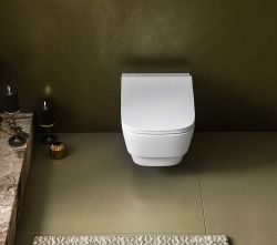 BELLO WC wiszące ze stelażem podtynkowym i przyciskiem Schwab, biały