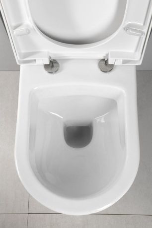 Przejdź do produktu NERA WC wiszące ze stelażem podtynkowym i przyciskiem Schwab, biały