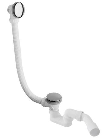 Przejdź do produktu Zestaw odpływowy z syfonem, klik-klak, L-900mm, DN40/50, ABS/chrom