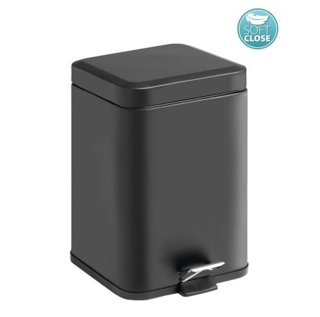 Przejdź do produktu ARGENTA kosz na śmieci 5l, Soft Close , czarny mat