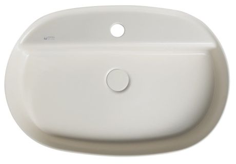 Przejdź do produktu INFINITY OVAL umywalka ceramiczna nablatowa, 60x40cm, ivory