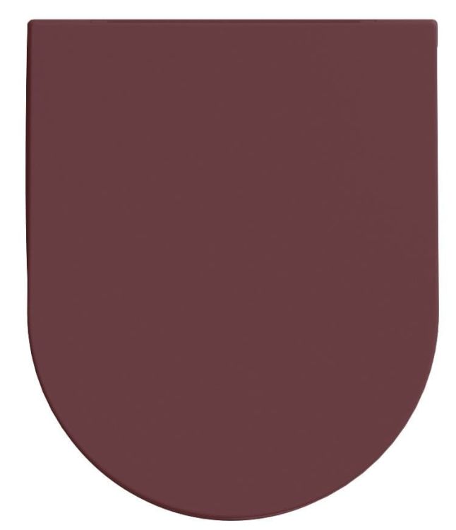 INFINITY Deska WC SLIM, Easy Take, Soft Close, Maroon Red mat