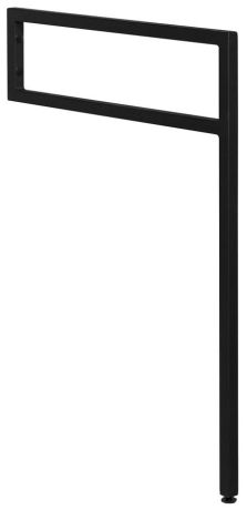 Przejdź do produktu Wspornik 490x690x20mm, stal malowana, czarny mat