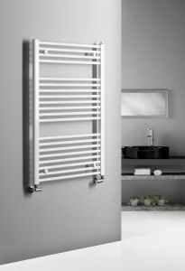 DIRECT Grzejnik elektryczny z podłączeniem bocznym 600x960 mm, 597 W, biały