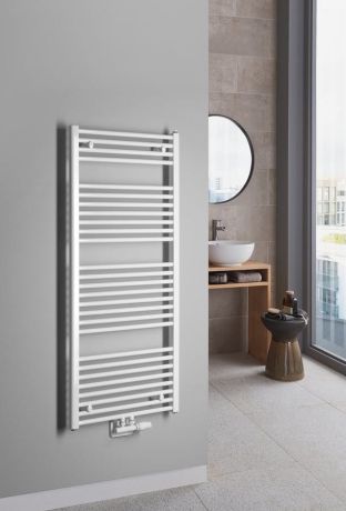 Przejdź do produktu DIRECT grzejnik łazienkowy 600x1320 mm, podączenie środkowe, biały
