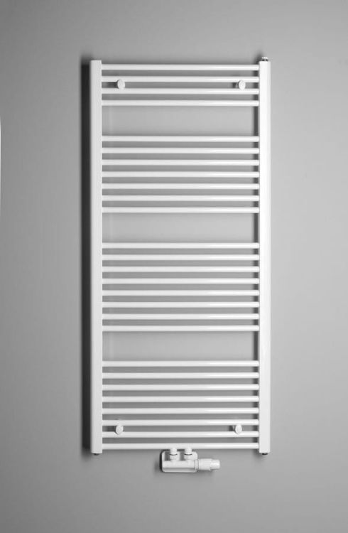 DIRECT Grzejnik elektryczny z podłączeniem bocznym 600x1320 mm, 795 W, biały