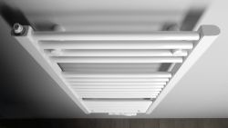 DIRECT Grzejnik elektryczny z podłączeniem centralnym 450x960 mm, 447 W, biały