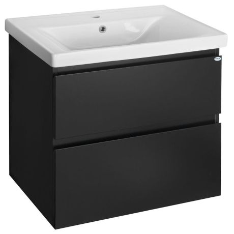 Przejdź do produktu ALTAIR szafka umywalkowa 67x60x45cm, czarny mat