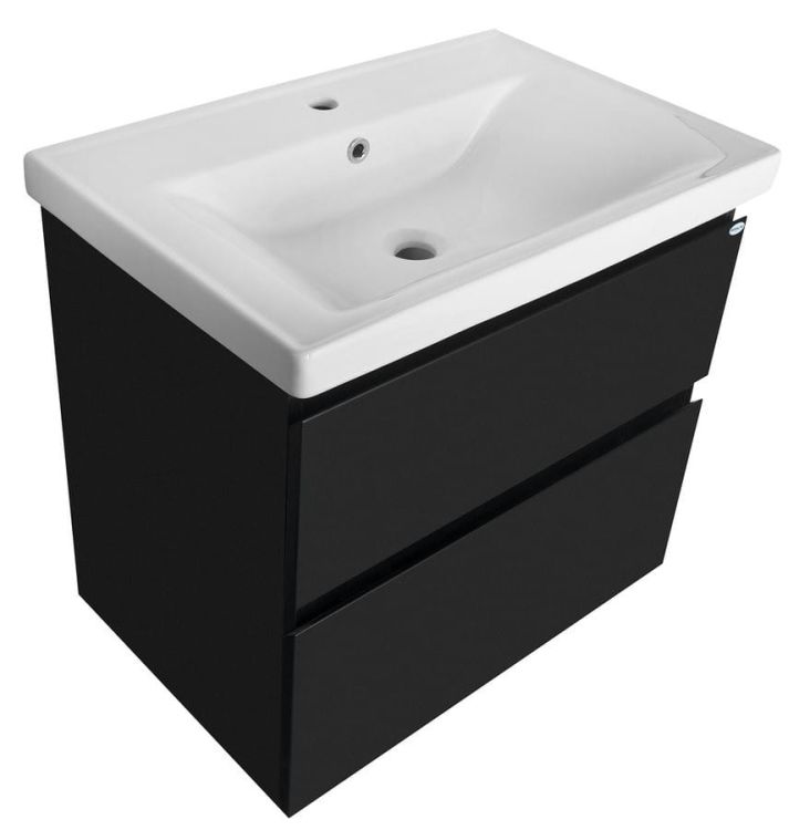 ALTAIR szafka umywalkowa 67x60x45cm, czarny mat