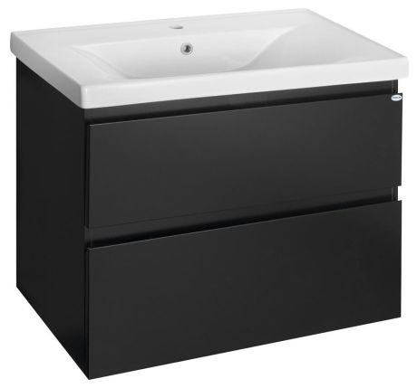 Przejdź do produktu ALTAIR szafka umywalkowa 77,5x60x45cm, czarny mat