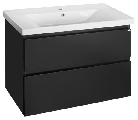 Przejdź do produktu ALTAIR szafka umywalkowa 86,5x60x45cm, czarny mat