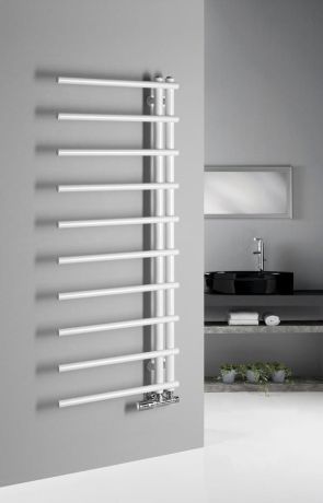 Przejdź do produktu JUSTINA grzejnik łazienkowy 500x1246 mm, biały mat