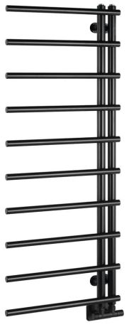 Przejdź do produktu JUSTINA grzejnik łazienkowy 500x1246 mm, czarny mat