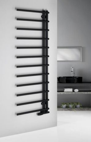 Przejdź do produktu JUSTINA grzejnik łazienkowy 500x1510 mm, czarny mat