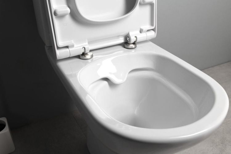BEHRENS RIMLESS WC Miska Combi ze zbiornikiem, odpływ dolny/tylny, biała