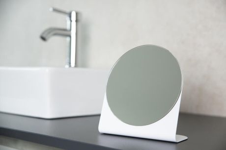 Przejdź do produktu ARWEN lusterko kosmetyczne stojące, średnica 150mm, biały