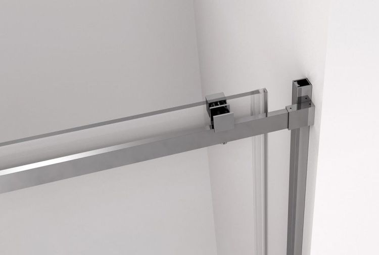 THRON LINE SQUARE drzwi prysznicowe 1000 mm, rolki kanciaste, szkło czyste