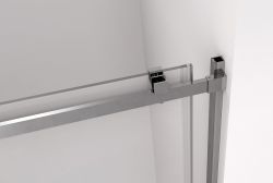 THRON LINE SQUARE drzwi prysznicowe 1400 mm, rolki kanciaste, szkło czyste
