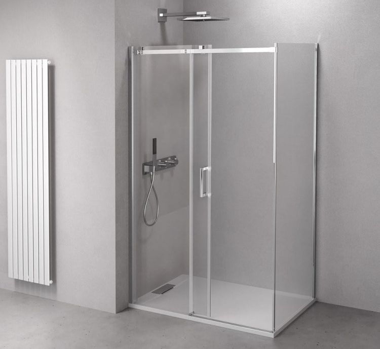 THRON LINE SQUARE kabina prysznicowa prostokątna 1300x800mm, rolki kanciaste