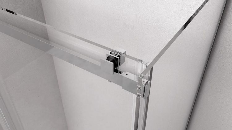 THRON LINE SQUARE kabina prysznicowa prostokątna 1400x900mm, rolki kanciaste