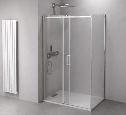 THRON LINE SQUARE kabina prysznicowa prostokątna 1400x900mm, rolki kanciaste