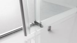 THRON LINE SQUARE kabina prysznicowa prostokątna 900x800mm, rolki kanciaste, wejście z rogu