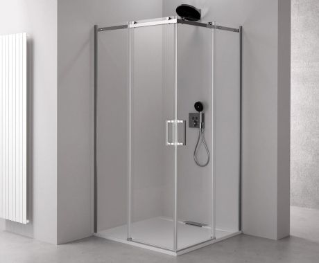 Przejdź do produktu THRON ROUND kabina prysznicowa 1100x900mm, wejście z rogu