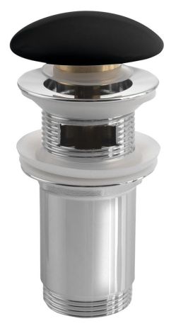 Przejdź do produktu Korek umywalkowy 5/4“, klik-klak, grzybek ceramiczny, 10-50mm, czarny mat
