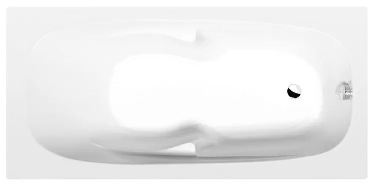 KAMELIE SLIM Wanna prostokątna 170x80x44cm, biała